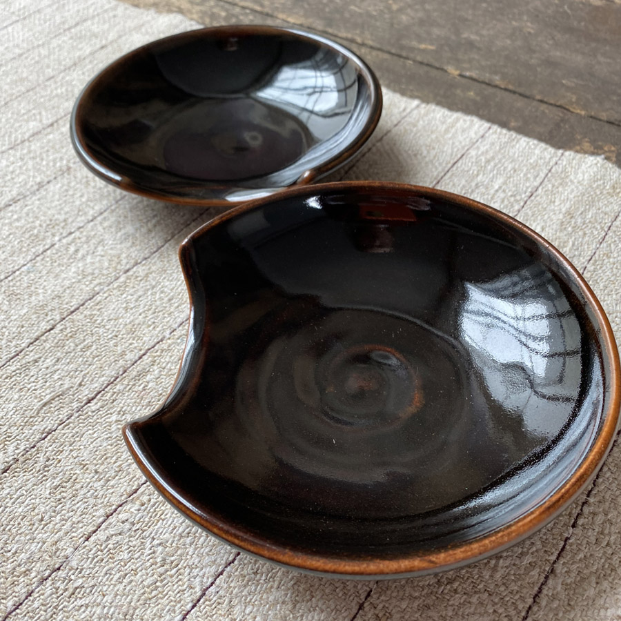 Stuart Houghton Spoon Rest - Tenmoku - Image 2