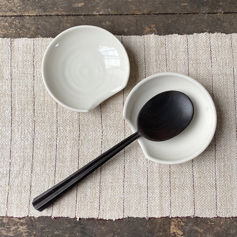 Stuart Houghton Spoon Rest - White