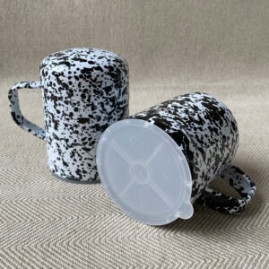 Enamelware Salt and Pepper Shaker Set - Image 3