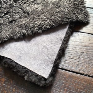 Unpadded Sheepskin Seat Covering - Cappuccino - Image 3