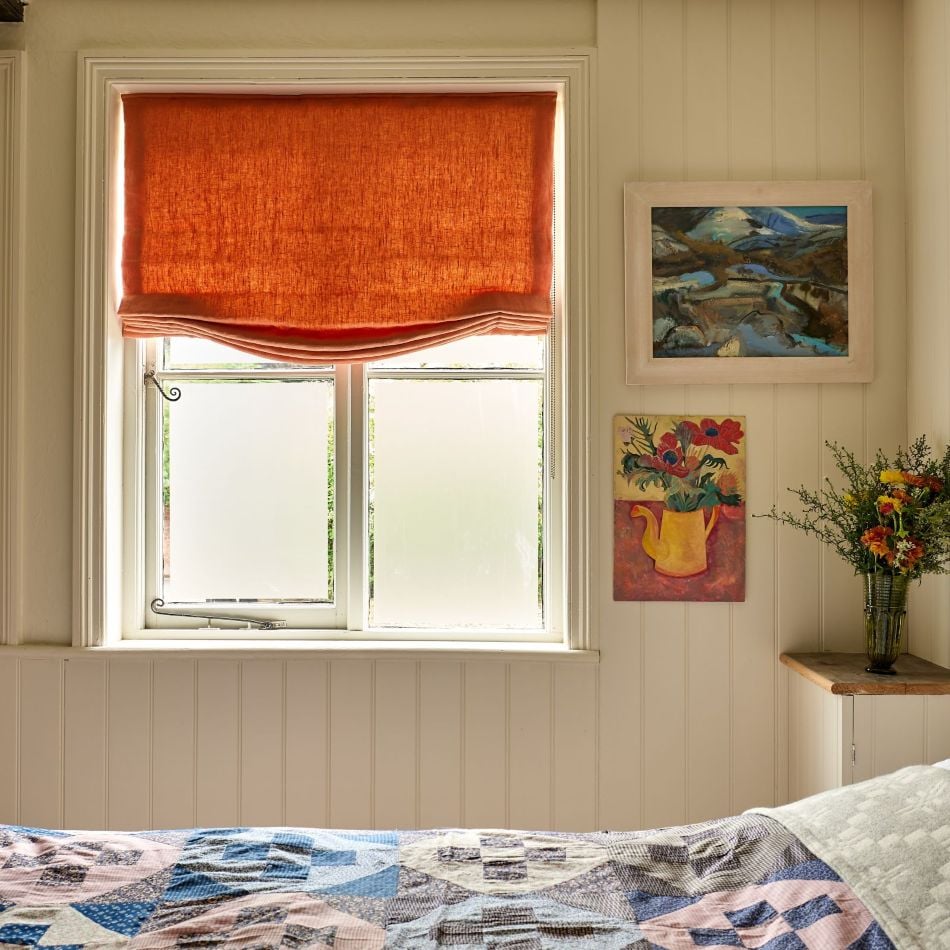 Soft Roman Blind in Linen