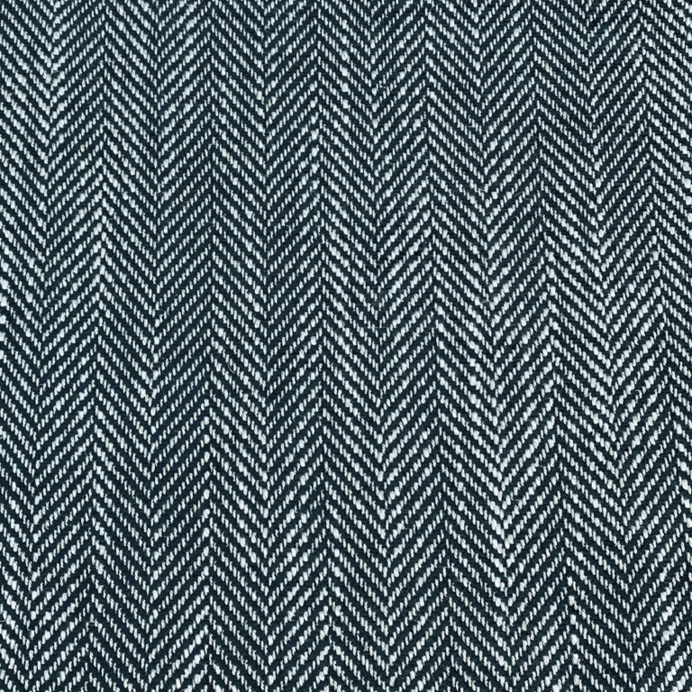 Upholstery Fabric Spey Herringbone - Indigo - Image 2