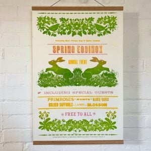 Spring Equinox, Letterpress Poster - Image 1