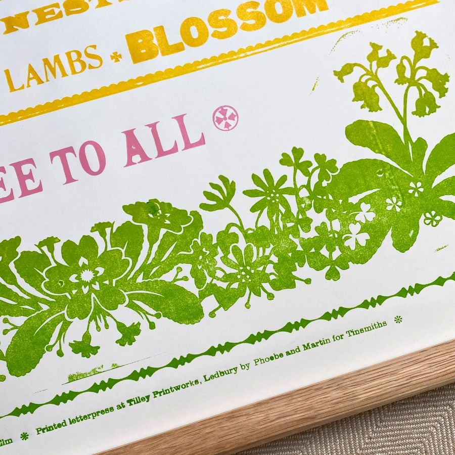 Spring Equinox, Letterpress Poster - Image 4