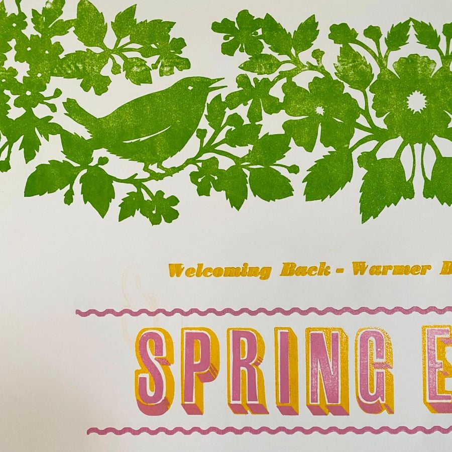 Spring Equinox, Letterpress Poster - Image 3