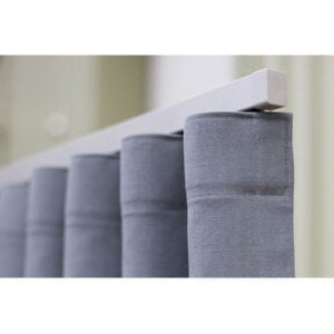 Straight Square Metal Curtain Track - Oyster - Image 6