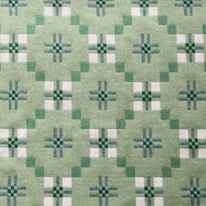St David's Cross Welsh Throw - Deilin Green - Image 2