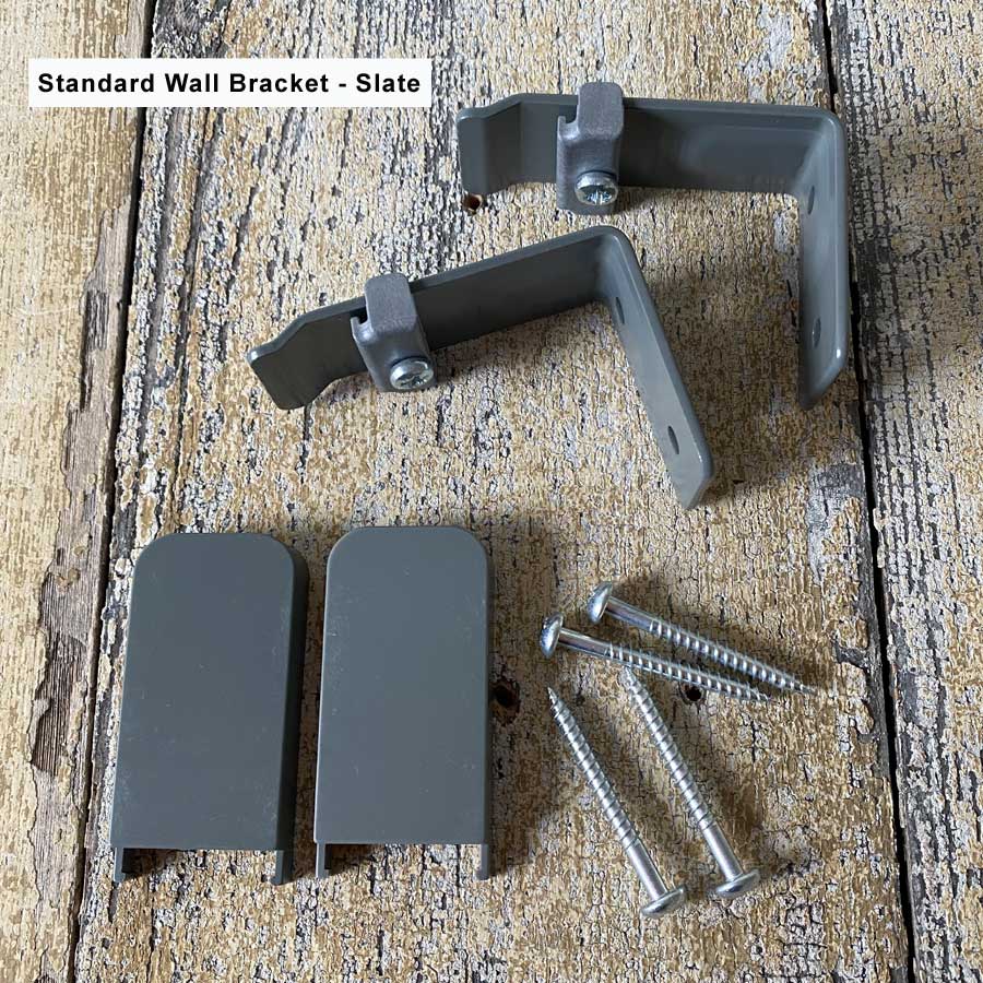Bendable Square Metal Bay Window Curtain Track - Slate - Image 5
