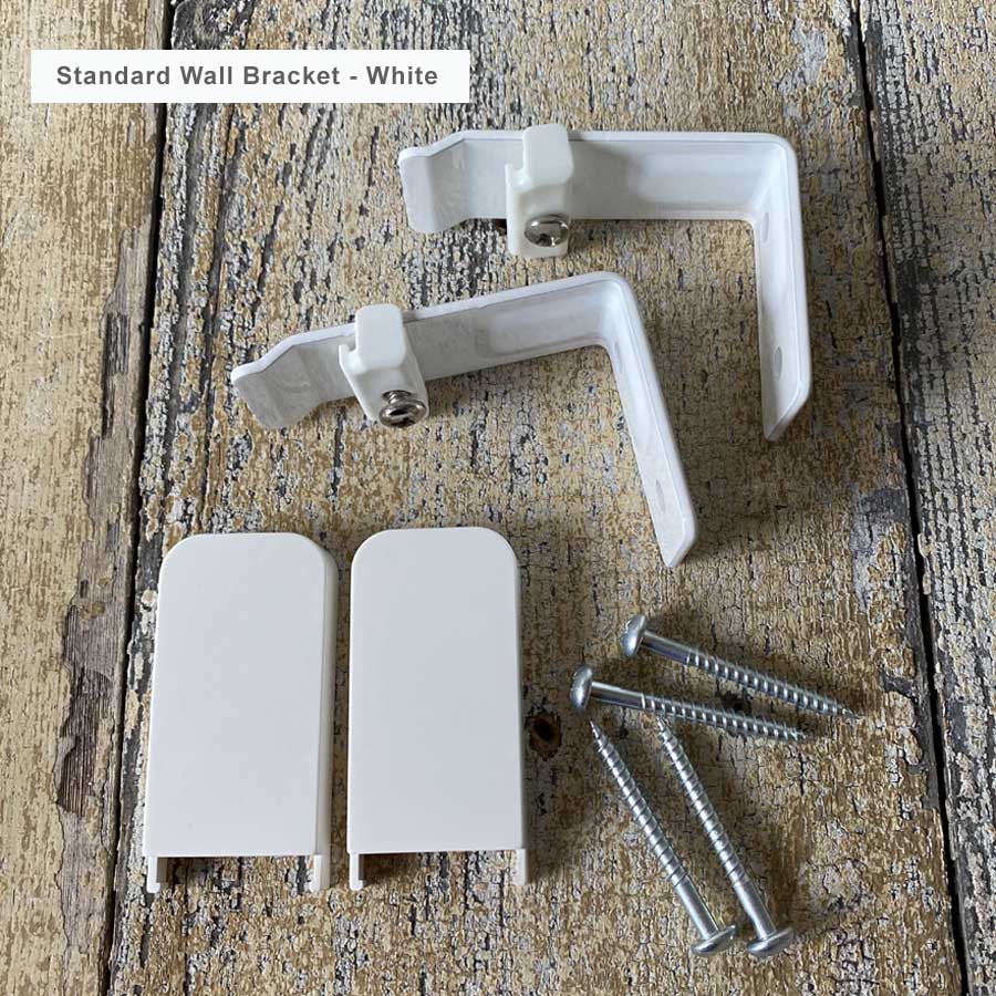 Bendable Square Metal Bay Window Curtain Track - White - Image 5