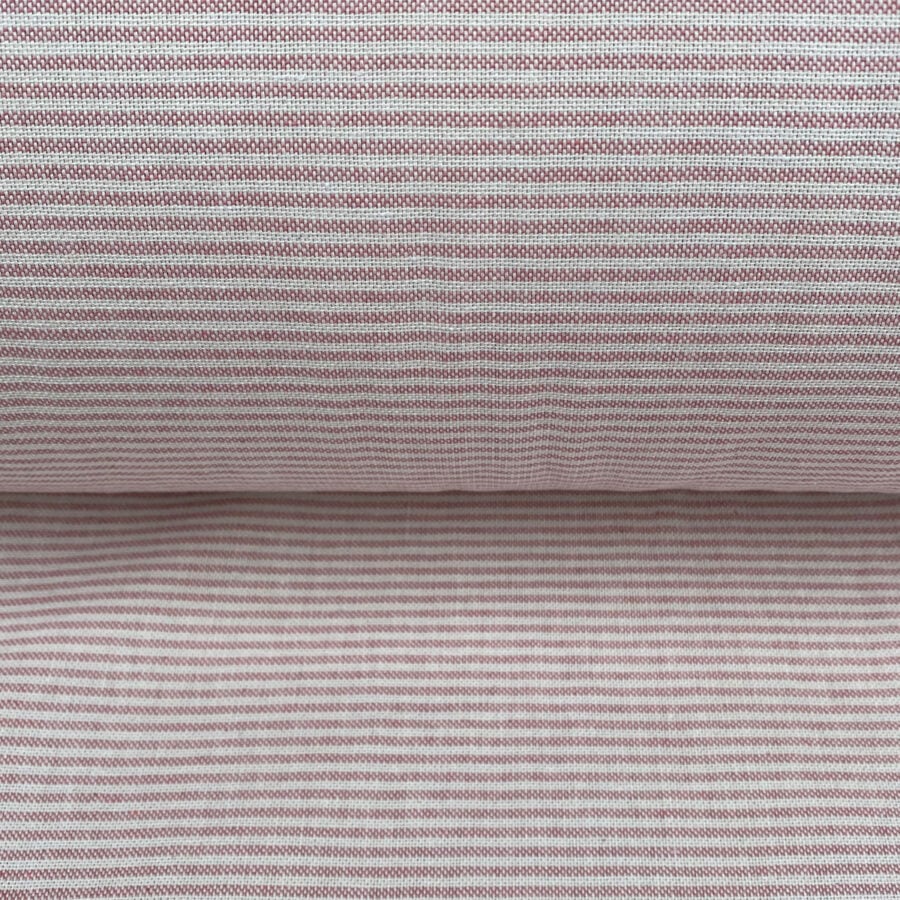 Extra Wide Strand Narrow Stripe - Rose - Image 3