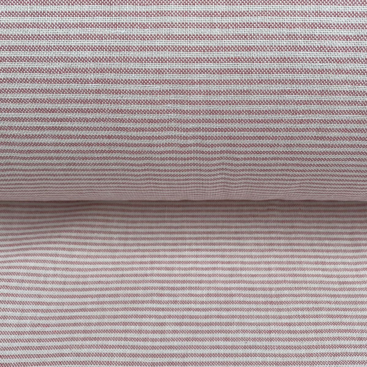 Extra Wide Strand Narrow Stripe - Rose - Image 3