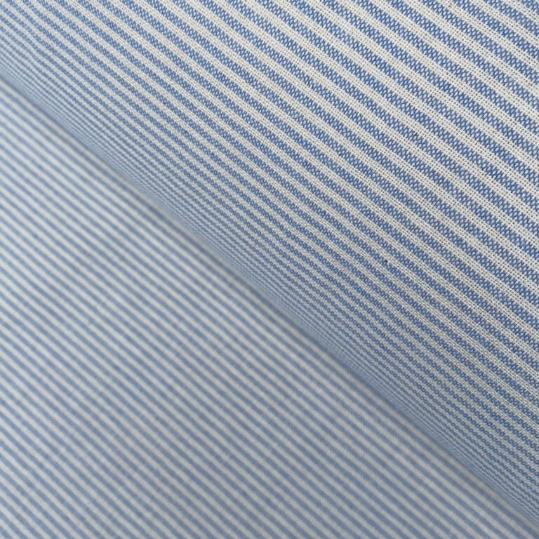 Extra Wide Strand Narrow Stripe - Sky Blue