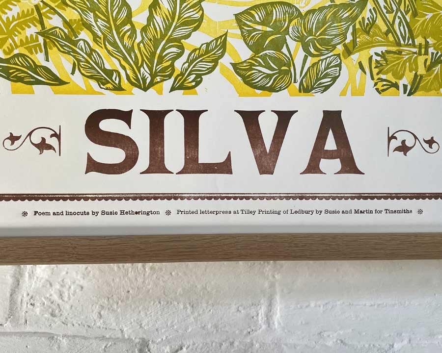 Silva, Letterpress Poster - Susie Hetherington - Image 4