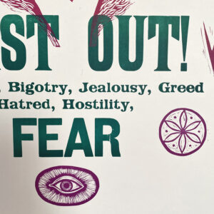 Love Letterpress Poster by Tamsin Abbott - Image 4