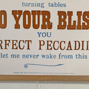 Peccadillo, Letterpress Poster - Image 3
