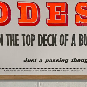 Telepathy, Letterpress Poster - Image 4