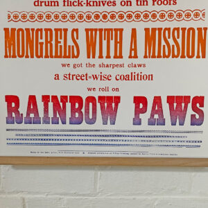 Alley Cats, Letterpress Poster - Image 3
