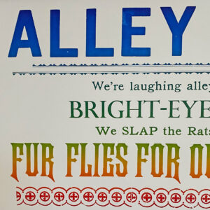 Alley Cats, Letterpress Poster - Image 2