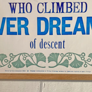 Look Up, Letterpress Poster - Image 3