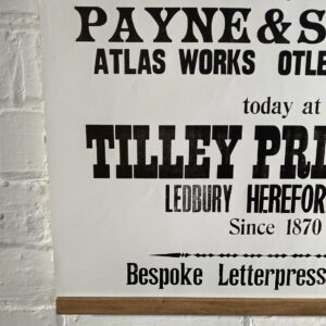 Wharfdale, Letterpress Poster - Image 3
