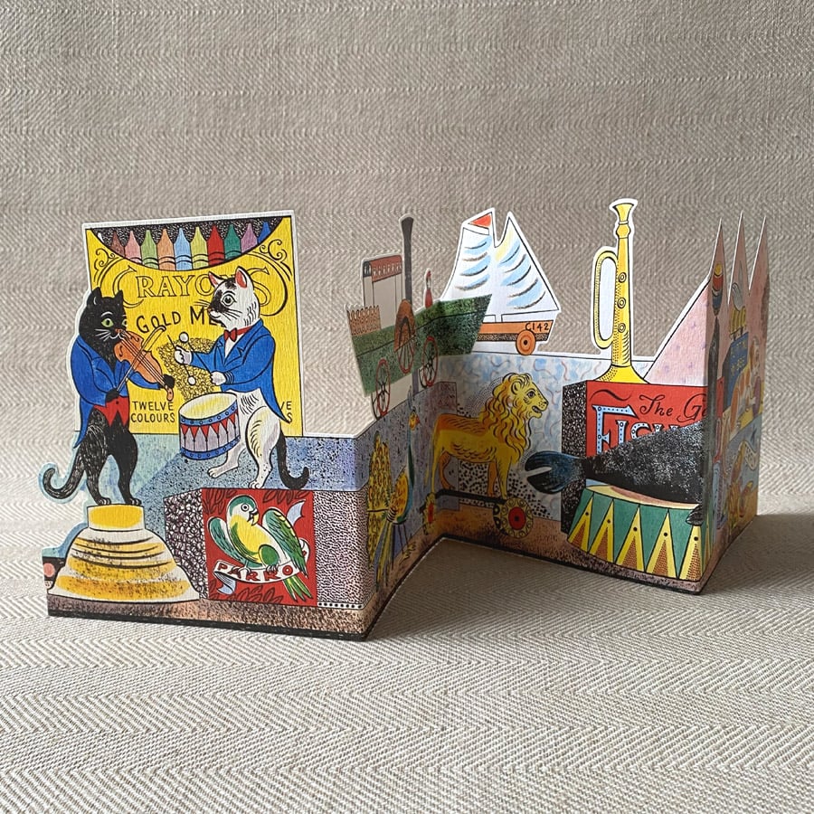 Emily Sutton Concertina Card - Cats