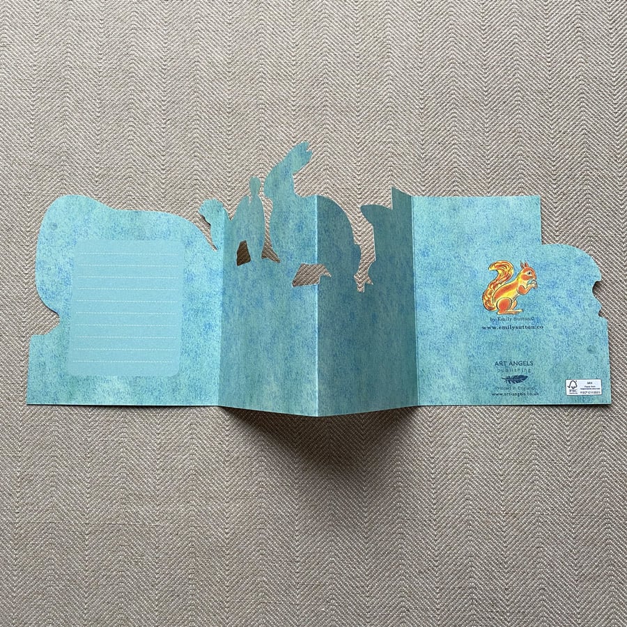 Emily Sutton Concertina Card - Polar Bear - Image 5