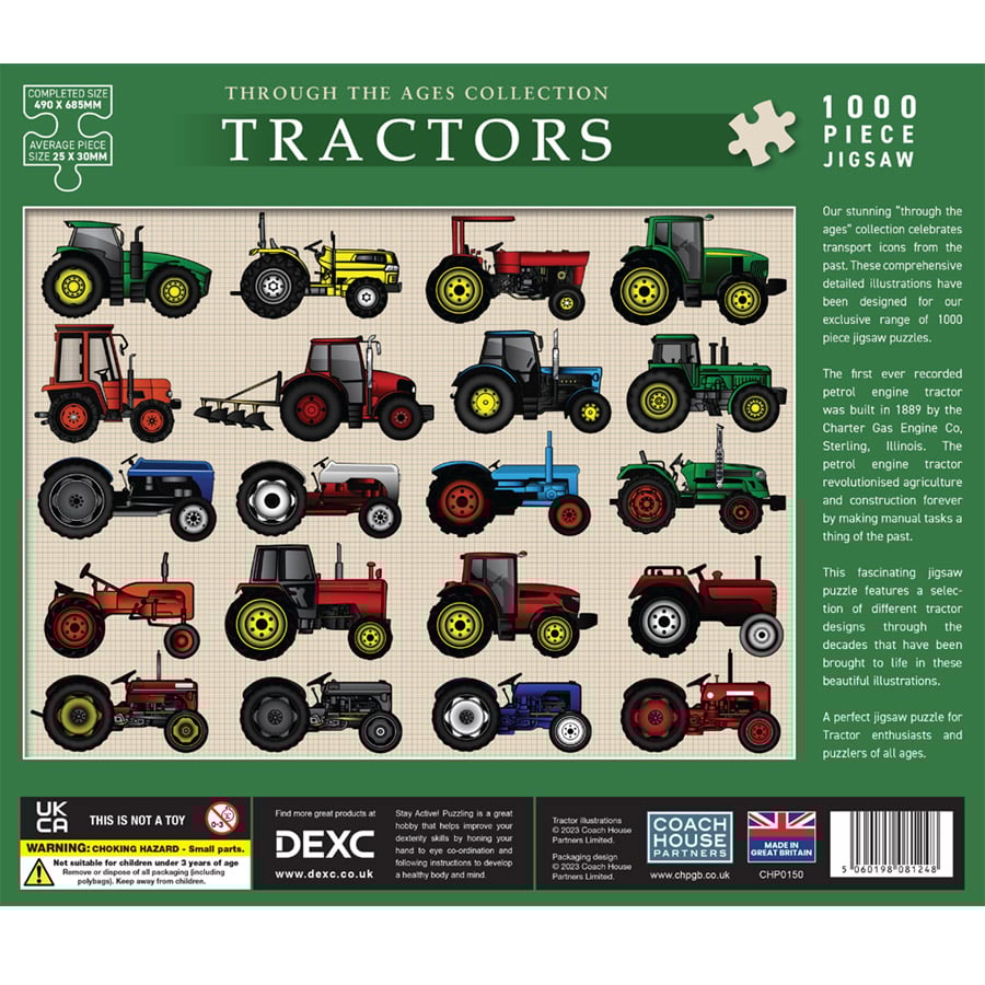 1000 Piece Jigsaw Puzzle - Tractor - Image 3