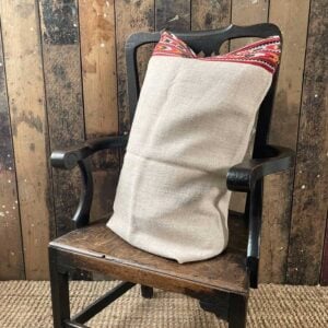 Ukrainian Handwoven Linen Bolster Cover - UBCA3 - Image 1