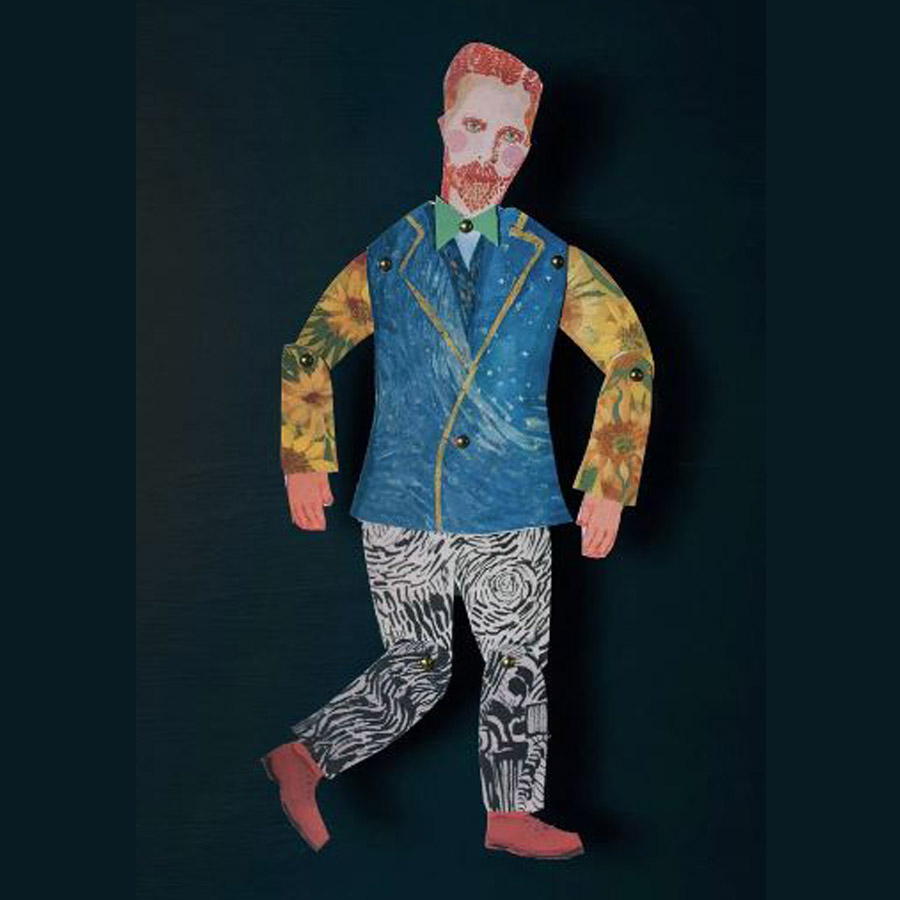 Vincent Van Gogh - Cut out & Make Paper Puppety - Image 2