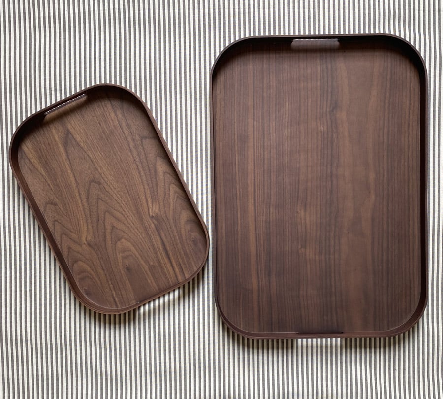 Rectangular Walnut Tray - Image 2