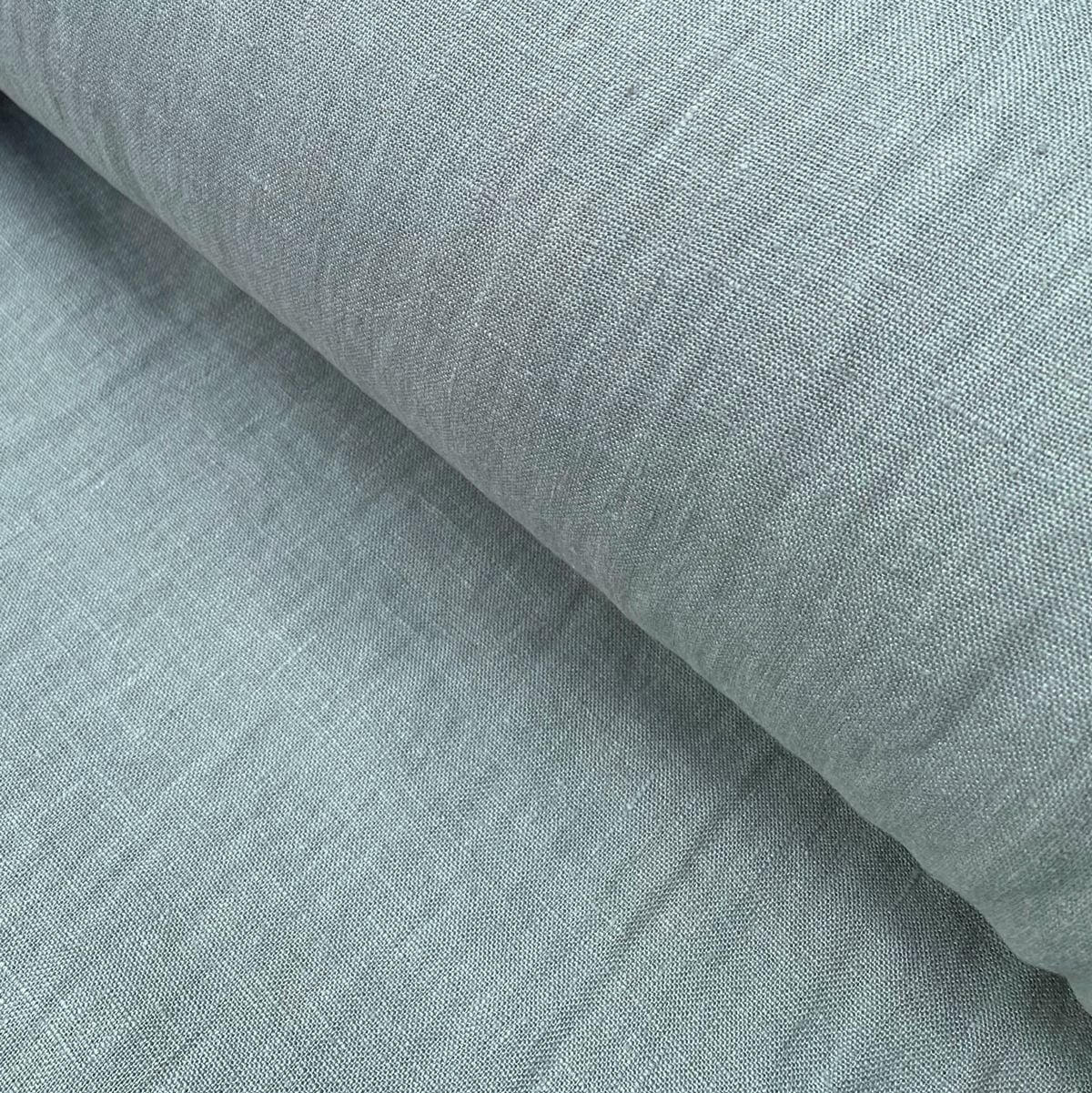 Washed Linen Petrol Blue - Image 2