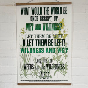 Wildness, Letterpress Poster - Image 1