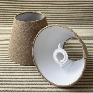 Wholemeal Linen Lampshade - Image 3