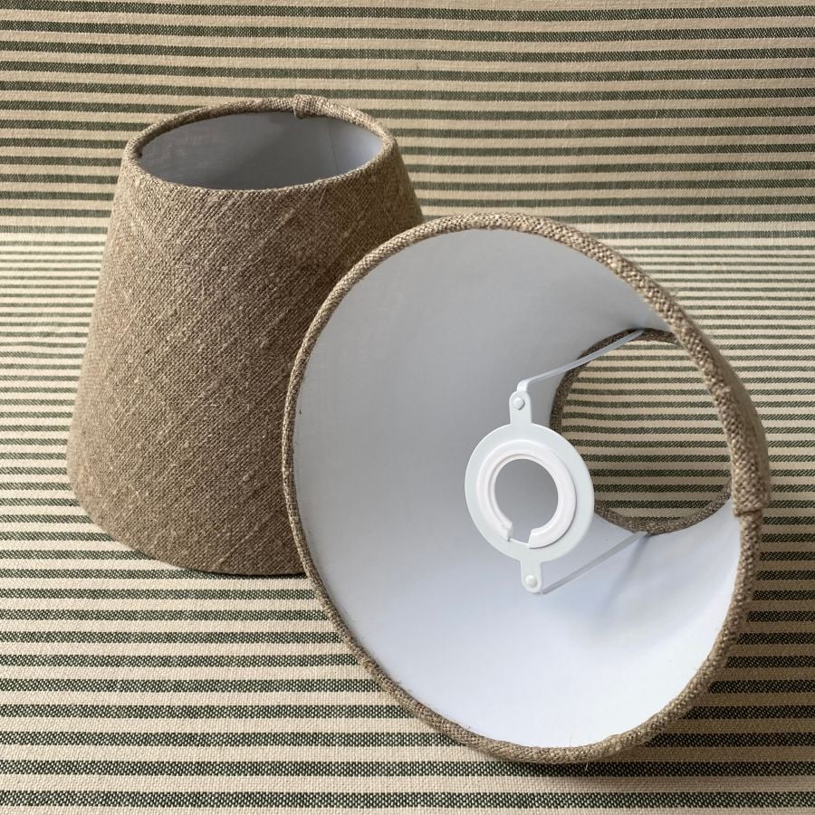 Wholemeal Linen Lampshade - Image 3