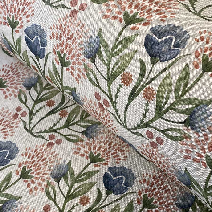 Wild Clover Natural - Indigo and Red