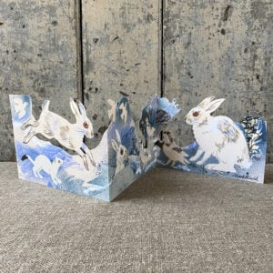 Mark Hearld Fold out Card - Winter Wildlife - Image 1
