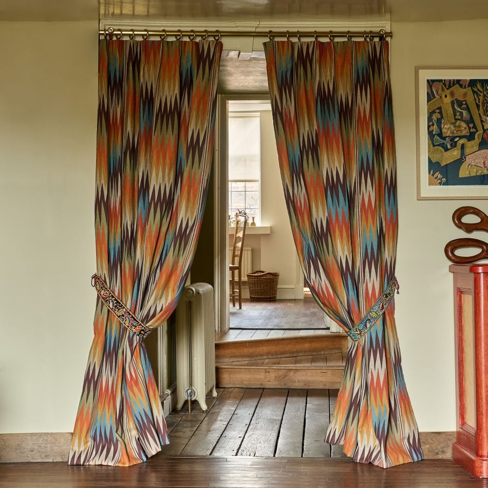 Flame Stitch Fabric