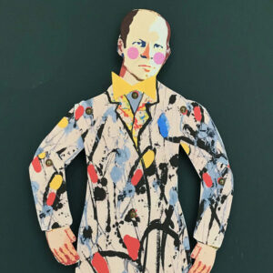 Jackson Pollock - Cut out & make paper puppet - Image 2