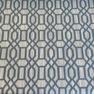Upholstery Fabric Lattice - Airforce Blue - Image 4