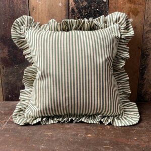 Alpha Stripe Ruffle Cushions - Image 5