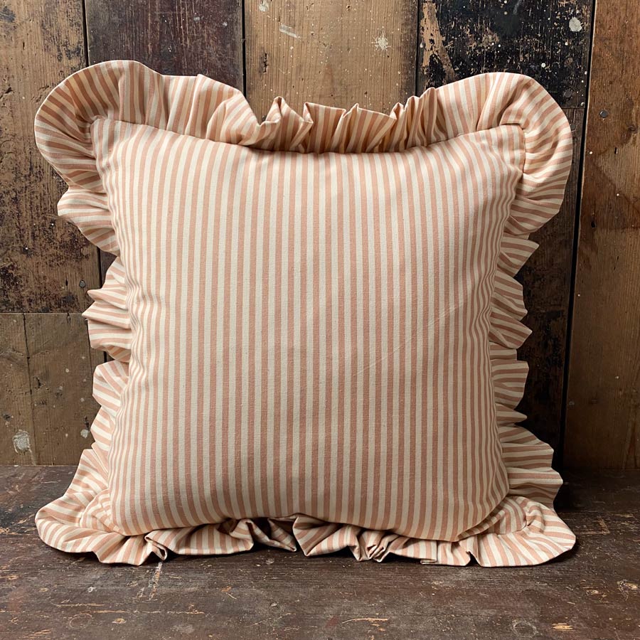 Alpha Stripe Ruffle Cushions - Image 7