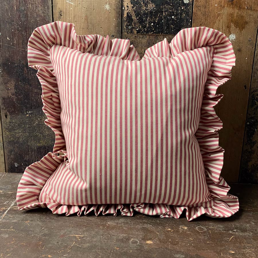 Alpha Stripe Ruffle Cushions - Image 6