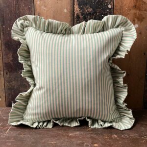 Alpha Stripe Ruffle Cushions - Image 4