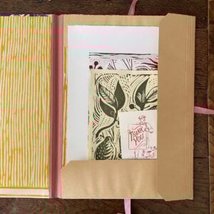 Mark Hearld Handprinted Portfolio - Pink - Image 2