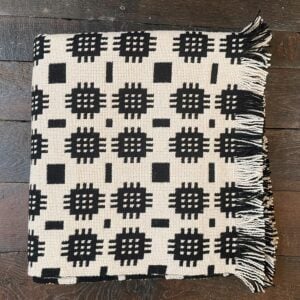 Welsh Tapestry Floor Rug - Black - Image 3