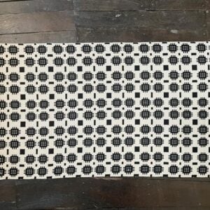 Welsh Tapestry Floor Rug - Black - Image 4