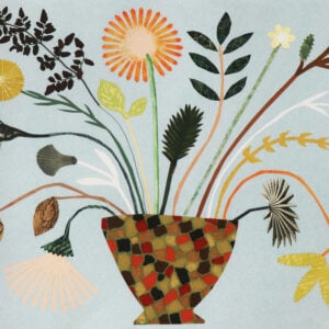 Blue Bouquet Print by Jo Waterhouse - Image 1