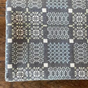 Knot Garden Welsh Throw - Bluestone
