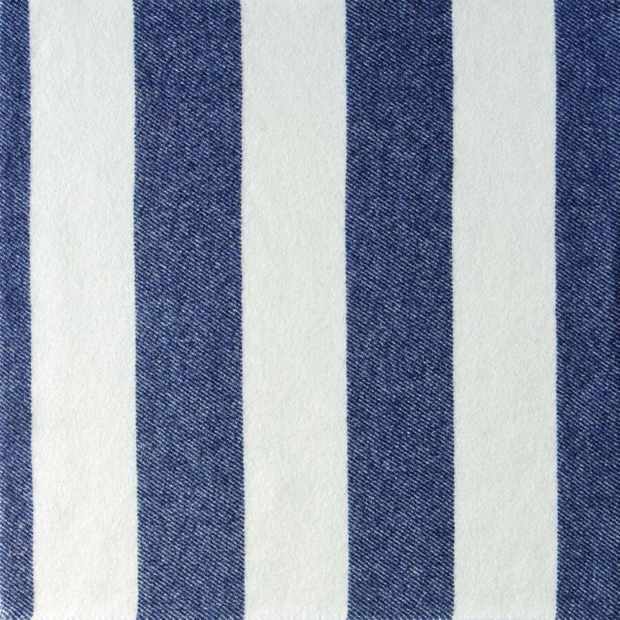 Broadstripe Welsh Single Blanket - Navy - Image 2