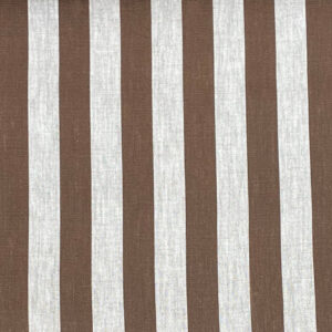 Beta Linen Stripe - Brown - Image 2